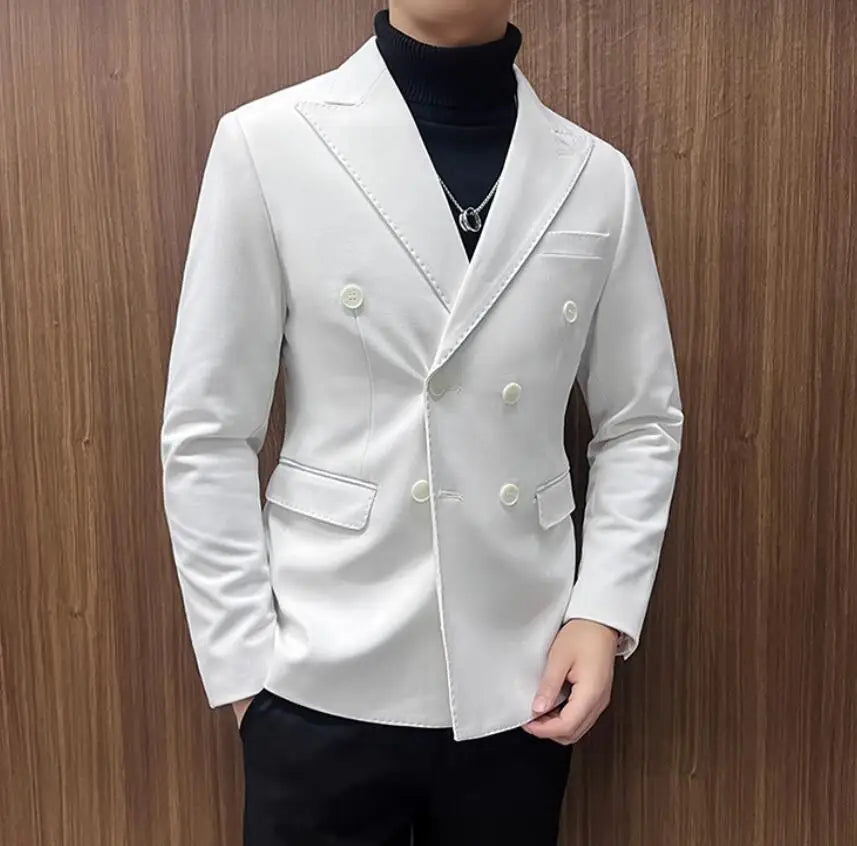 Blazer Masculino Transpassado, Blazer Transpassado Slim, Blazer Masculino Slim Transpassado