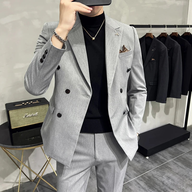 costume masculino transpassado, costume masculino liso, costume transpassado, costume masculino slim fit