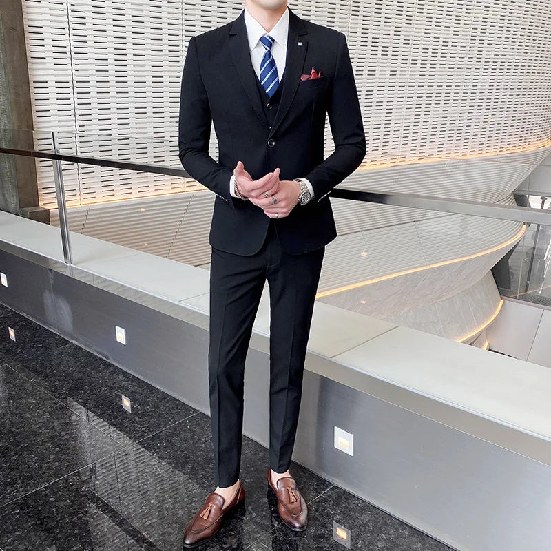 Terno Masculino Modern Maximus Paletó + Colete + Calça