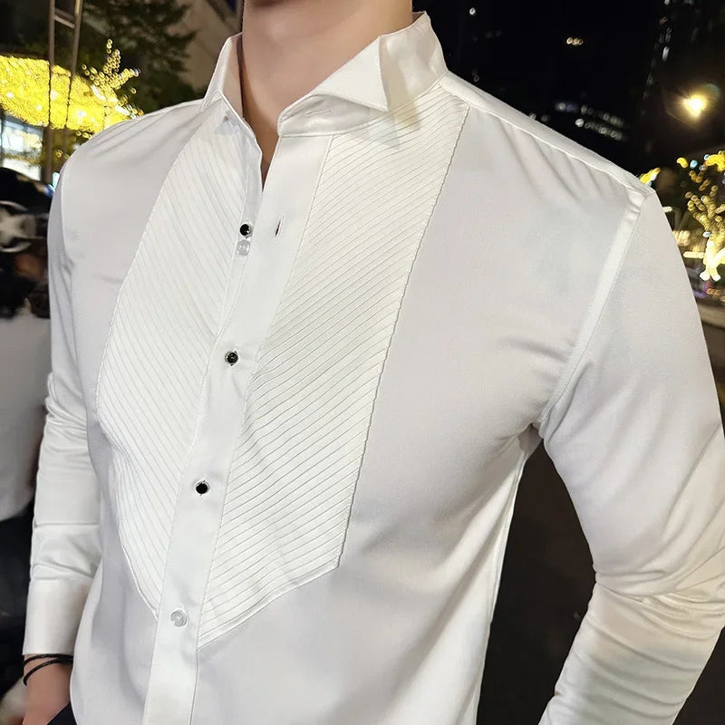 Camisa Smoking Masculina, Camisa para Smoking Masculina, Camisa de Smoking, Camisa social para Smoking
