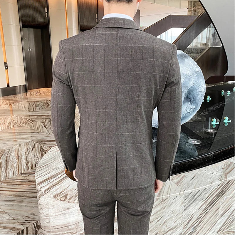 Terno Masculino Xadrez, Terno Masculino Xadrez, Terno Masculino Slim