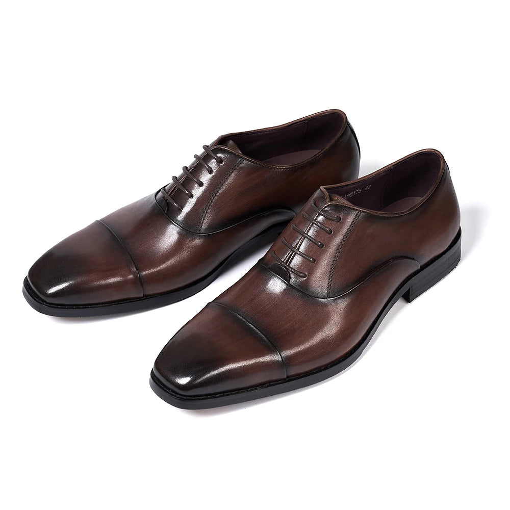 Sapato Social Masculino Oxford de Couro Maximus