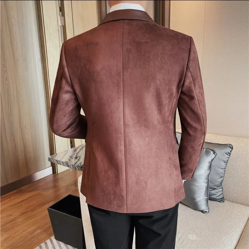 Blazer Masculino, Blazer Masculino Aveludado, Blazer Masculino de camurça, Blazer Masculino Aveludado Maximus