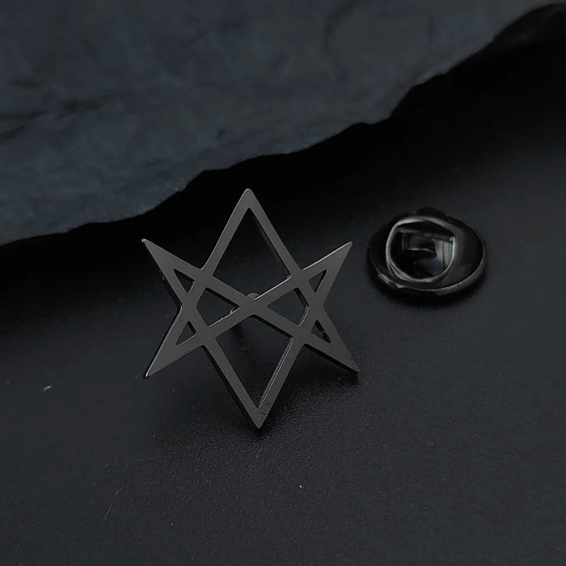 Broche, broche para terno, broche masculino, broche para terno masculino, broche de estrela, broche hexagonal