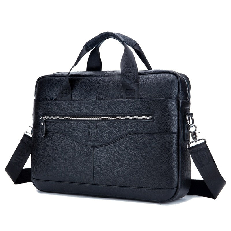 Bolsa de Couro Masculina para Notebook
