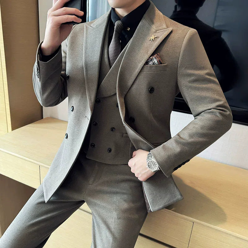 Terno masculino transpassado liso, terno masculino slim fit, terno masculino transpassado slim, terno masculino liso