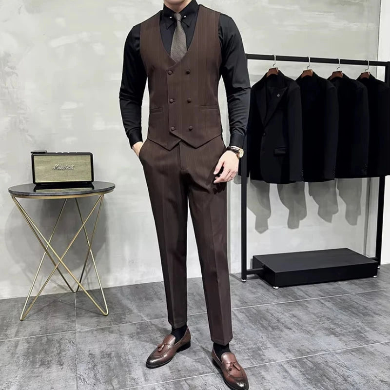 Terno masculino, terno transpassado, Terno Transpassado Listrado, terno listrado transpassado, terno listrado elegante