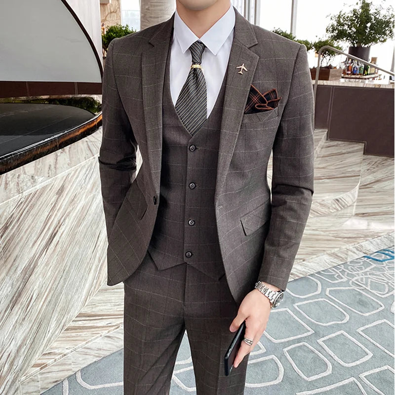 Terno Masculino Xadrez, Terno Masculino Xadrez, Terno Masculino Slim