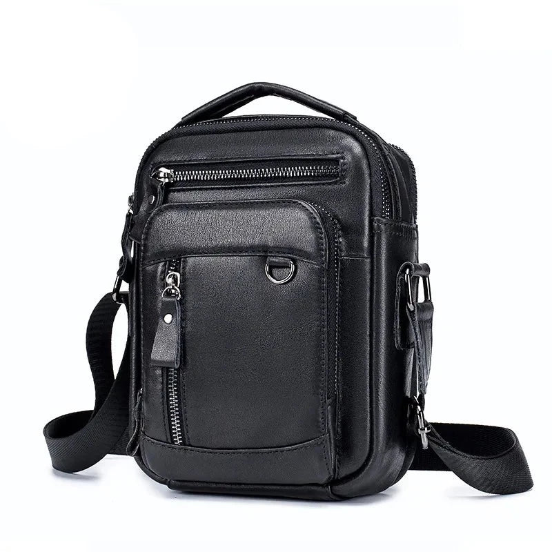 Bolsa Masculina de Couro Genuíno