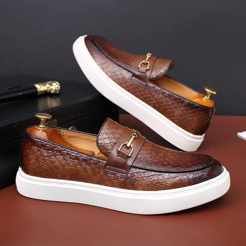Mocassim Masculino de Couro
