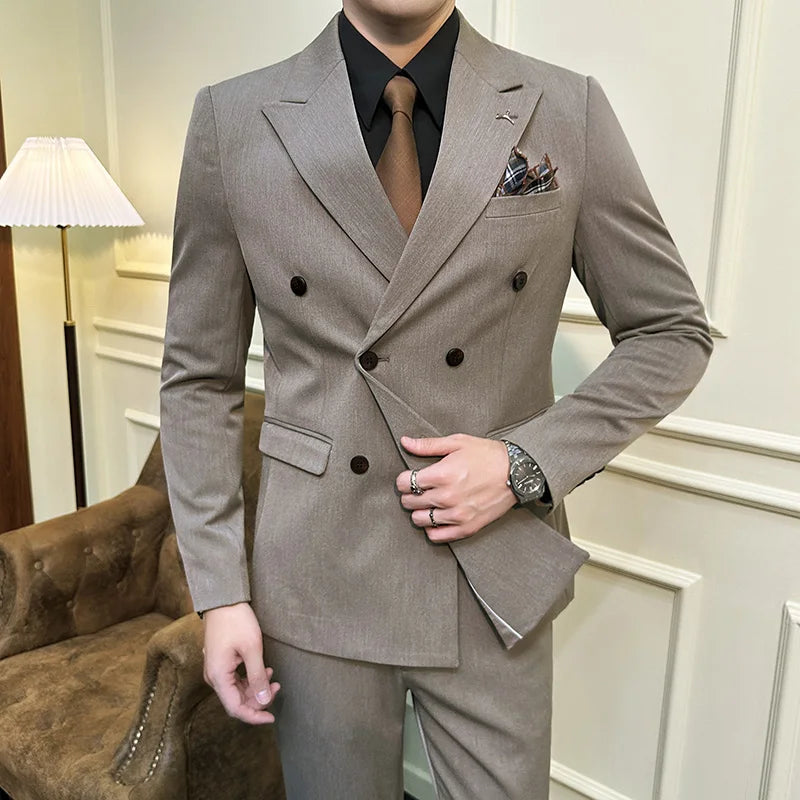 costume masculino transpassado, costume masculino liso, costume transpassado, costume masculino slim fit