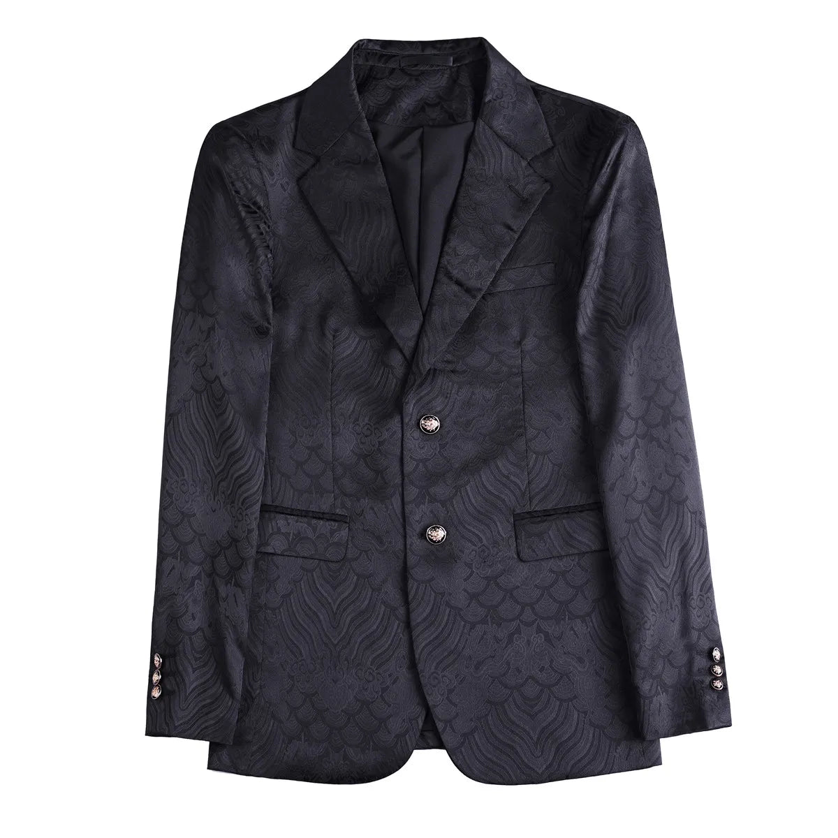 blazer masculino slim, blazer social masculino, blazer preto estampado, blazer de festa masculino, blazer elegante moderno