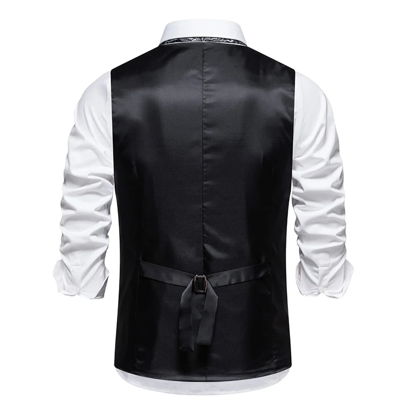 Colete Masculino Risca de Giz Retro Maximus, Colete Masculino, Colete Masculino Risca de Giz, Colete Masculino Retro, Colete Social Masculino, Colete Masculino Maximus