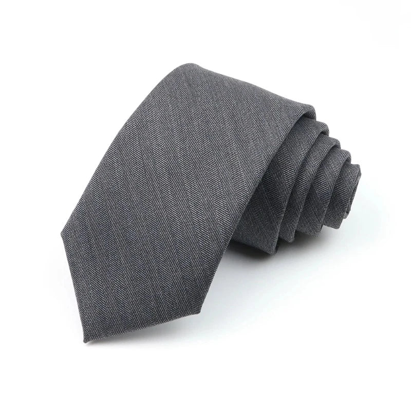 Gravata Listrada, Gravata de Lã, Gravata Listrada de Lã