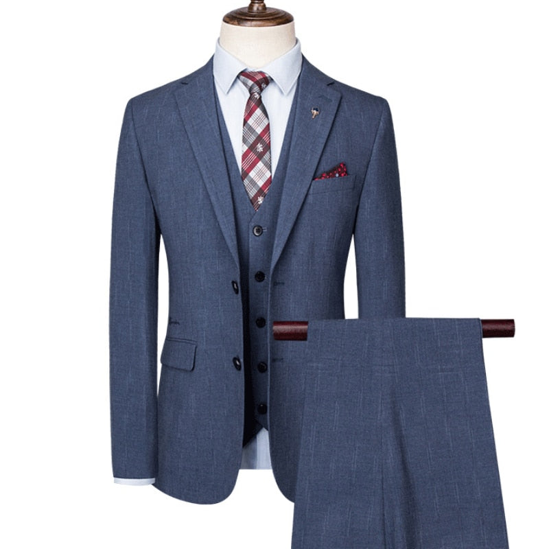 Terno Masculino Elegance Valentus Paletó + Colete + Calça
