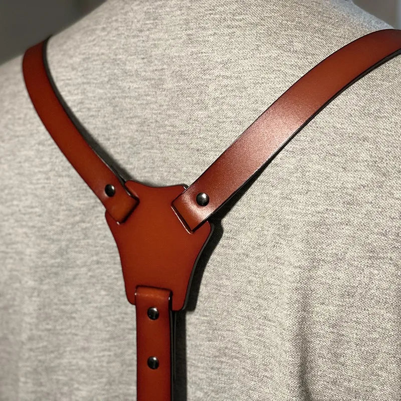 Suspensório, suspensório masculino, suspensório de couro, suspensório masculino de couro, suspensório vintage