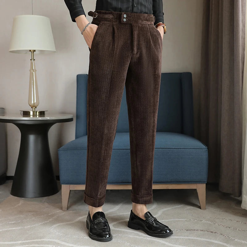 calça alfaiataria masculina canelada, calça social canelada, calça alfaiataria canelada, calça social masculina, calça masculina alfaiataria