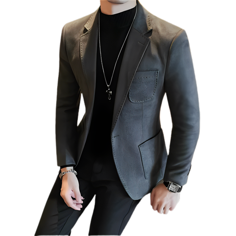 Blazer, Blazer Masculino, Blazer de camurça masculino, Blazer Estilo Britânico Maximus, Blazer Masculino Estilo Britânico