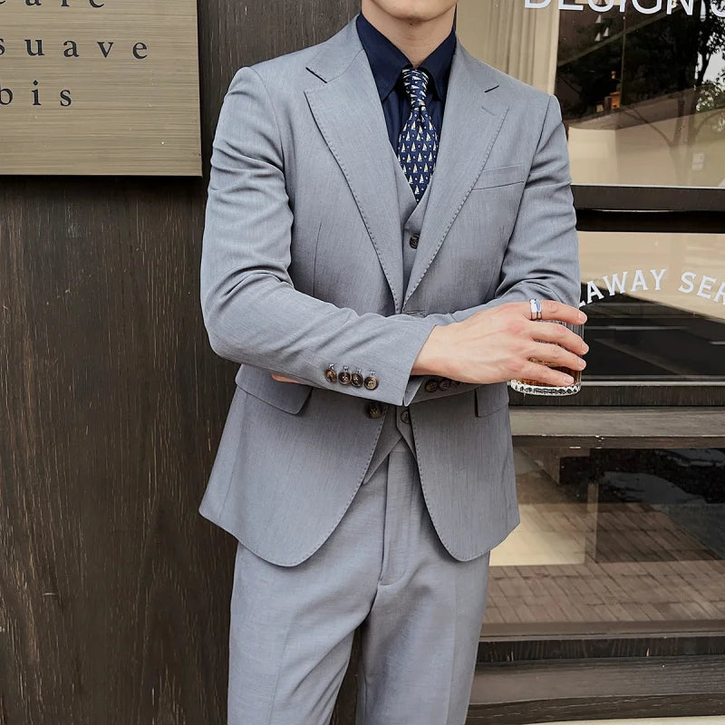 Terno Masculino Slim, terno completo, terno masculino completo slim, terno masculino slim moderno, terno masculino com colete