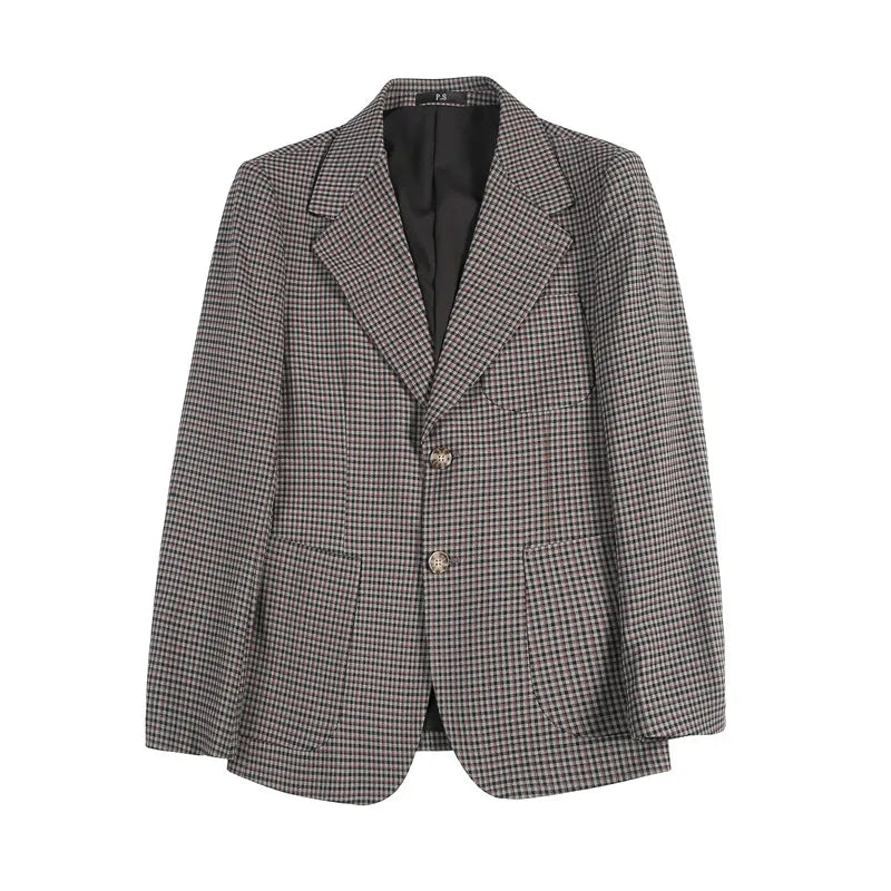 Blazer Masculino Xadrez, Blazer Masculino Slim, Blazer Masculino Britânico