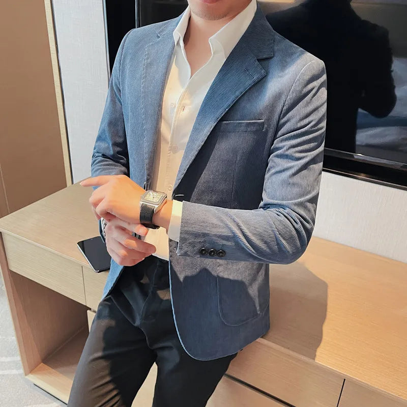 Blazer Masculino Slim, Blazer Masculino Camurça, Blazer Masculino slim camurça