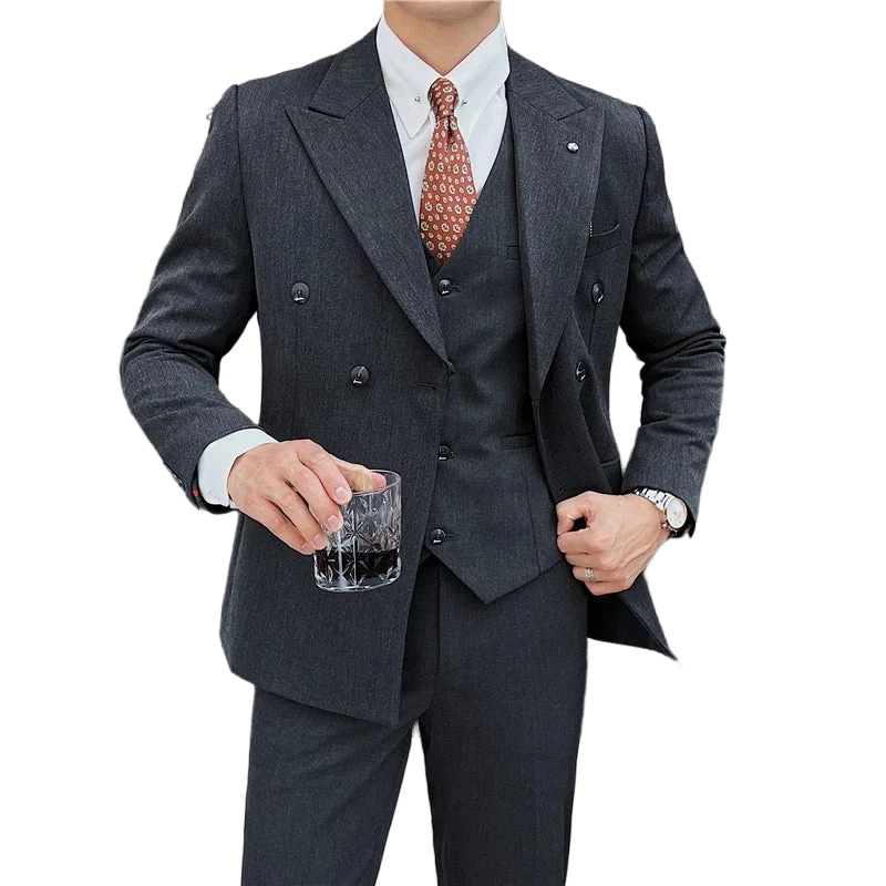 Terno Masculino Transpassado, Terno Masculino de Lapela Larga, Terno Masculino Completo, Terno Masculino Slim Fit