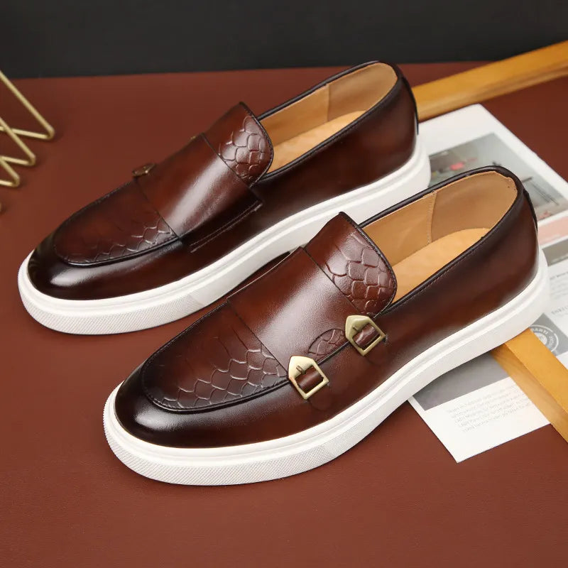 Mocassim Masculino de Couro