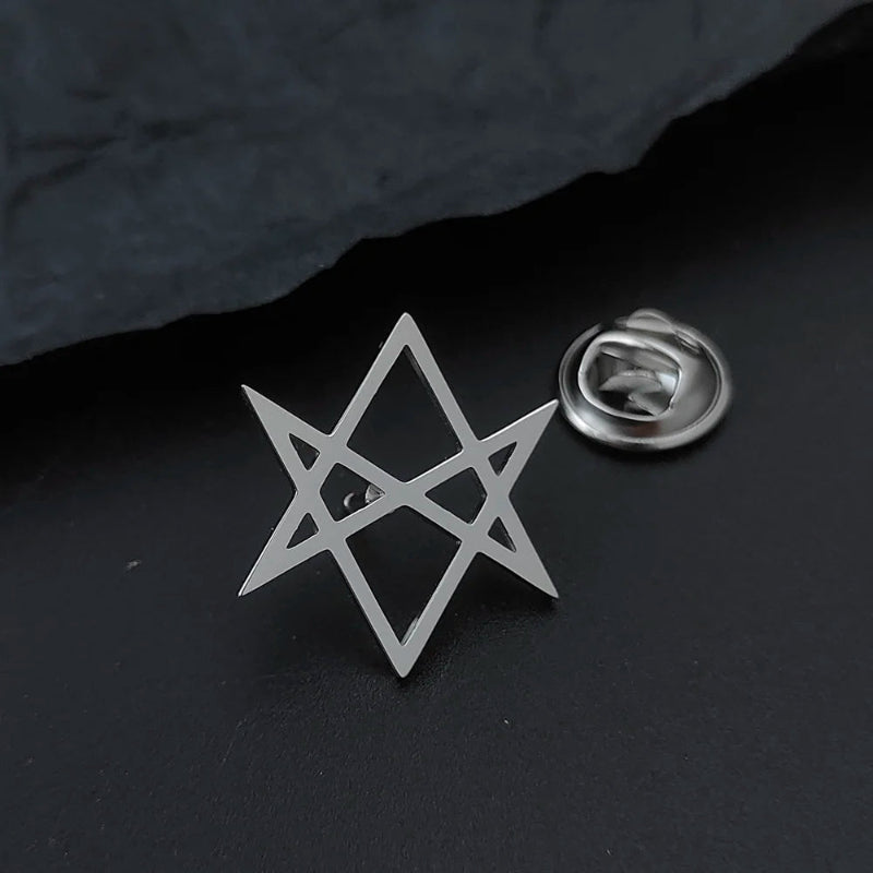 Broche, broche para terno, broche masculino, broche para terno masculino, broche de estrela, broche hexagonal