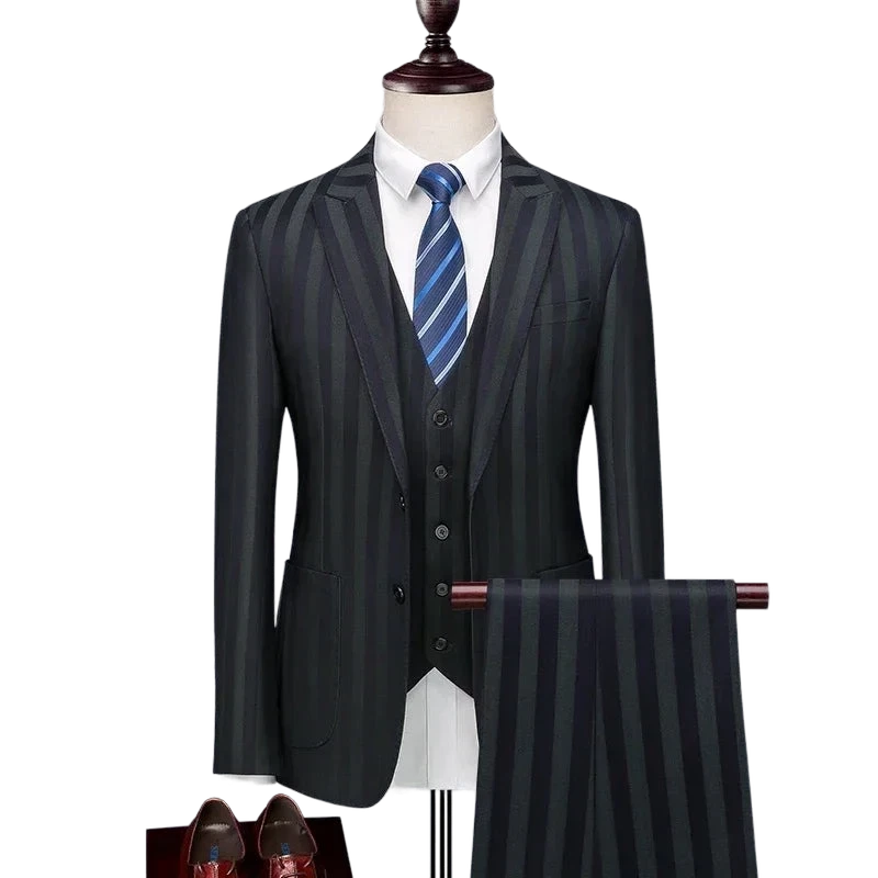 Terno Masculino Premium Listrado Maximus