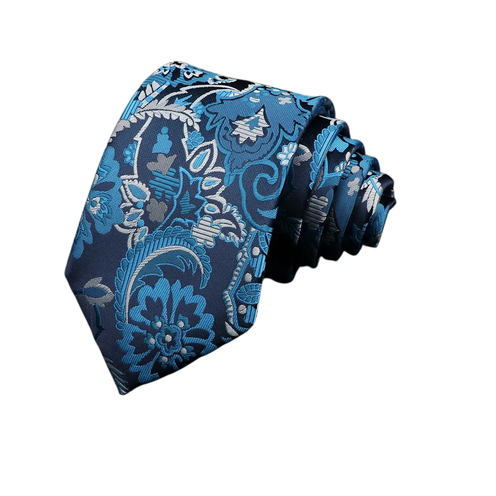 Gravata Estampada Floral Maximus