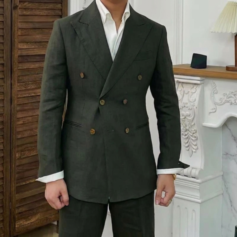 terno masculino linho, costume italiano transpassado, blazer linho branco masculino, terno casamento verão, alfaiataria italiana masculina