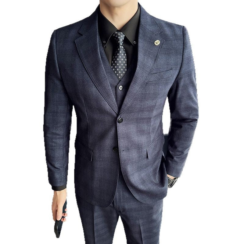 Terno Masculino Slim Xadrez Tom sobre Tom Maximus com colete