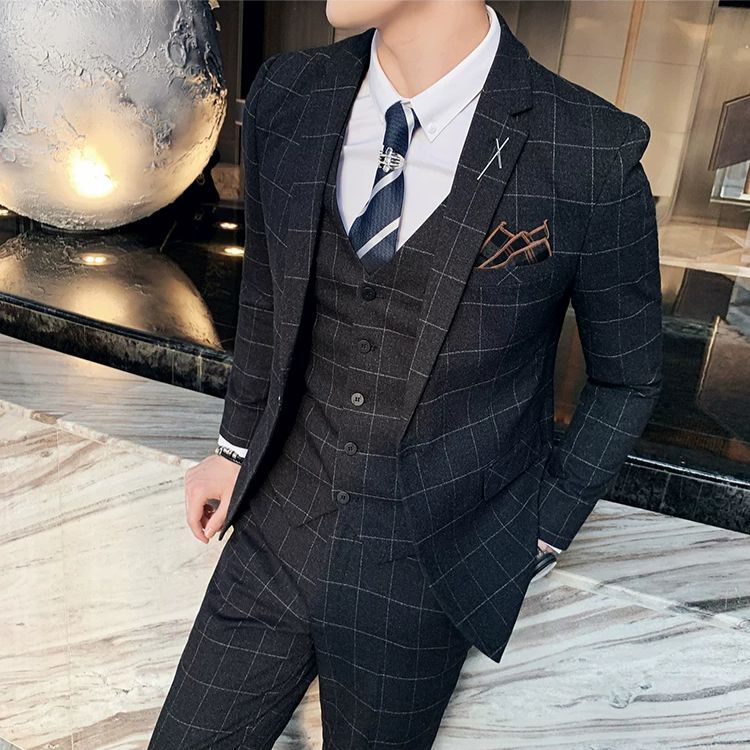 terno masculino slim xadrez, terno 3 peças xadrez masculino slim, terno masculino xadrez windowpane, terno social masculino xadrez completo, terno masculino slim fit xadrez