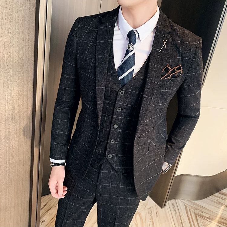 terno masculino slim xadrez, terno 3 peças xadrez masculino slim, terno masculino xadrez windowpane, terno social masculino xadrez completo, terno masculino slim fit xadrez