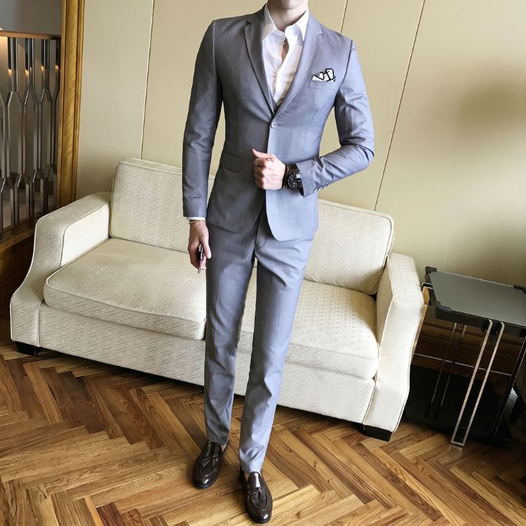 Terno Masculino Slim Liso Executive Maximus