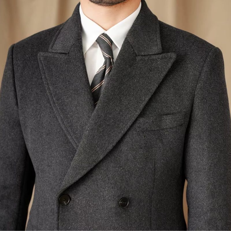 sobretudo masculino de lã, sobretudo transpassado masculino, sobretudo elegante inverno, sobretudo slim masculino, sobretudo social masculino