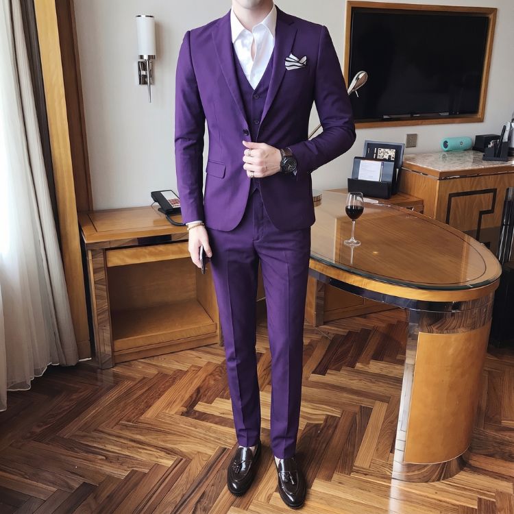 Terno Masculino Slim Liso Executive Maximus