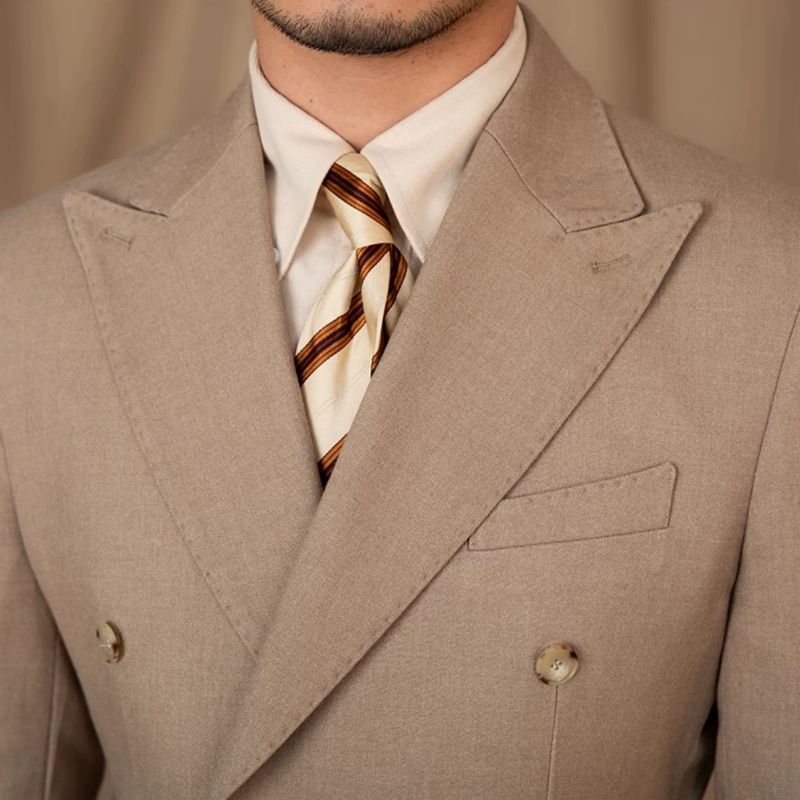 costume masculino transpassado, terno 2 peças transpassado masculino, costume masculino peak lapela, conjunto social masculino transpassado, costume masculino italiano
