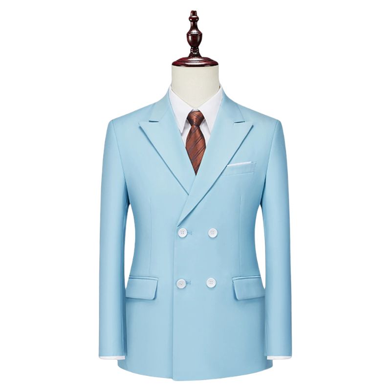Blazer Masculino Transpassado Liso Peak Maximus