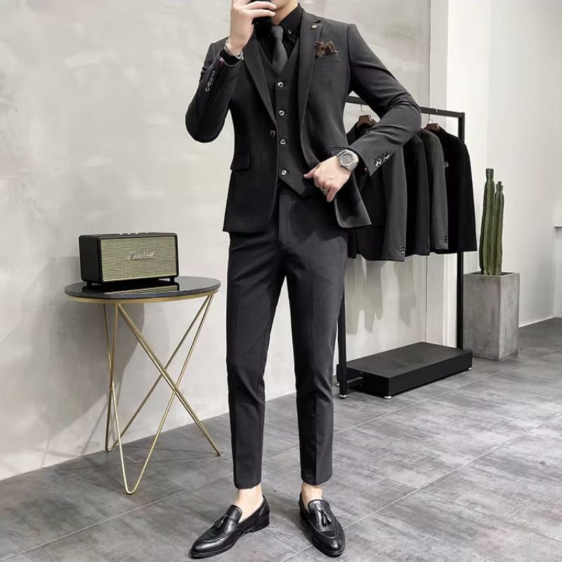 Terno Masculino Slim Texturizado Maximus