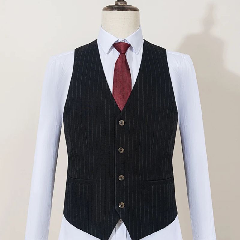 terno masculino risca de giz, terno social elegante, terno masculino luxo, terno para casamento, terno executivo masculino