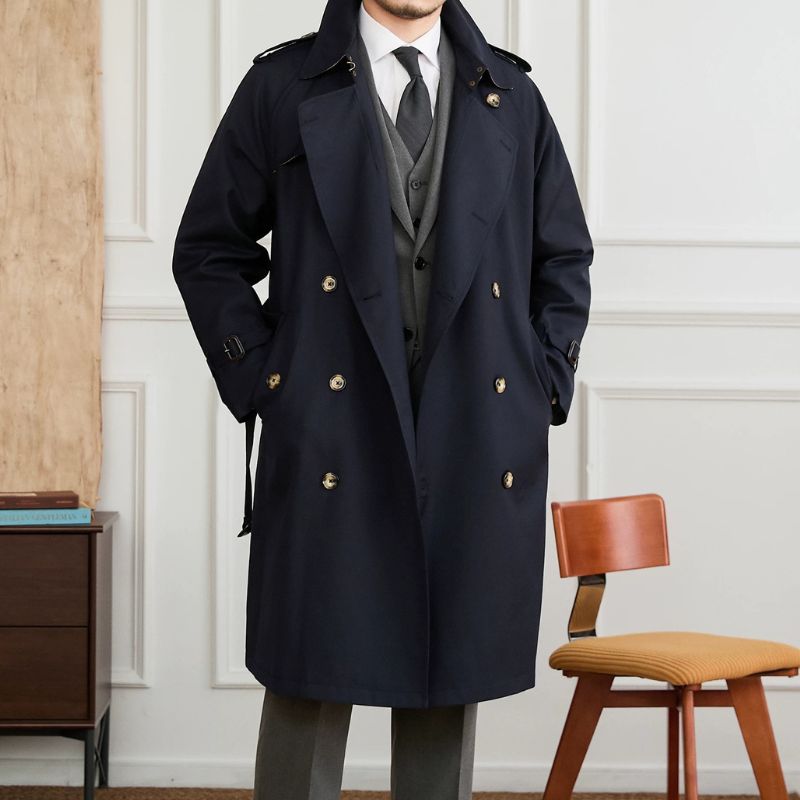 trench coat masculino, trench coat masculino transpassado, sobretudo trench coat masculino, casaco trench coat masculino longo, trench coat masculino azul marinho, casaco masculino estilo britânico