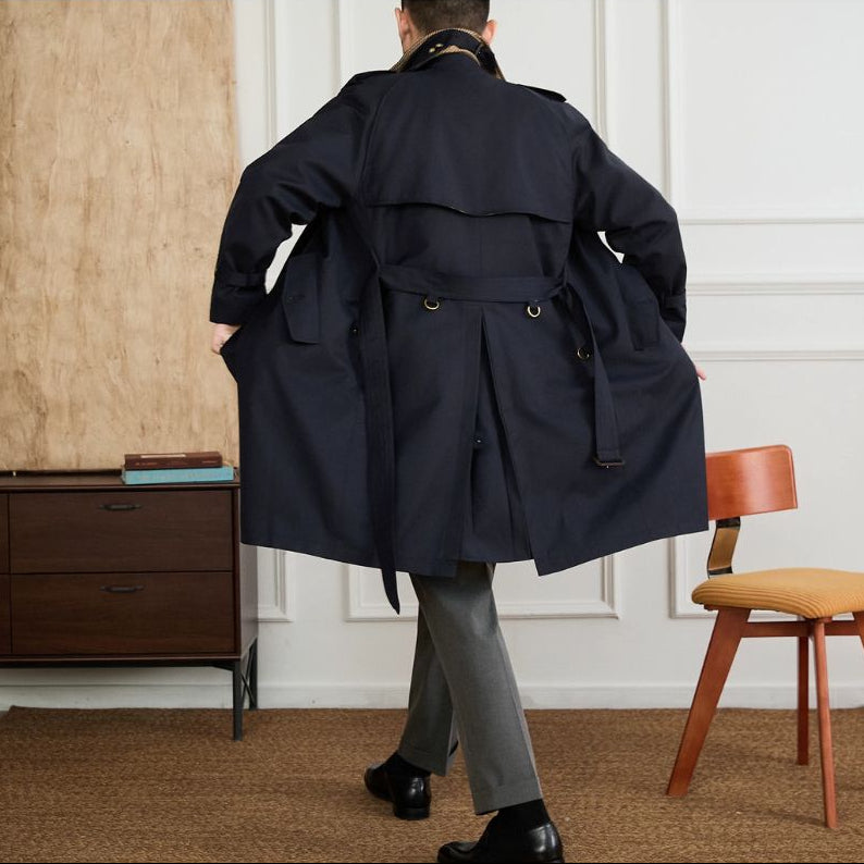 trench coat masculino, trench coat masculino transpassado, sobretudo trench coat masculino, casaco trench coat masculino longo, trench coat masculino azul marinho, casaco masculino estilo britânico