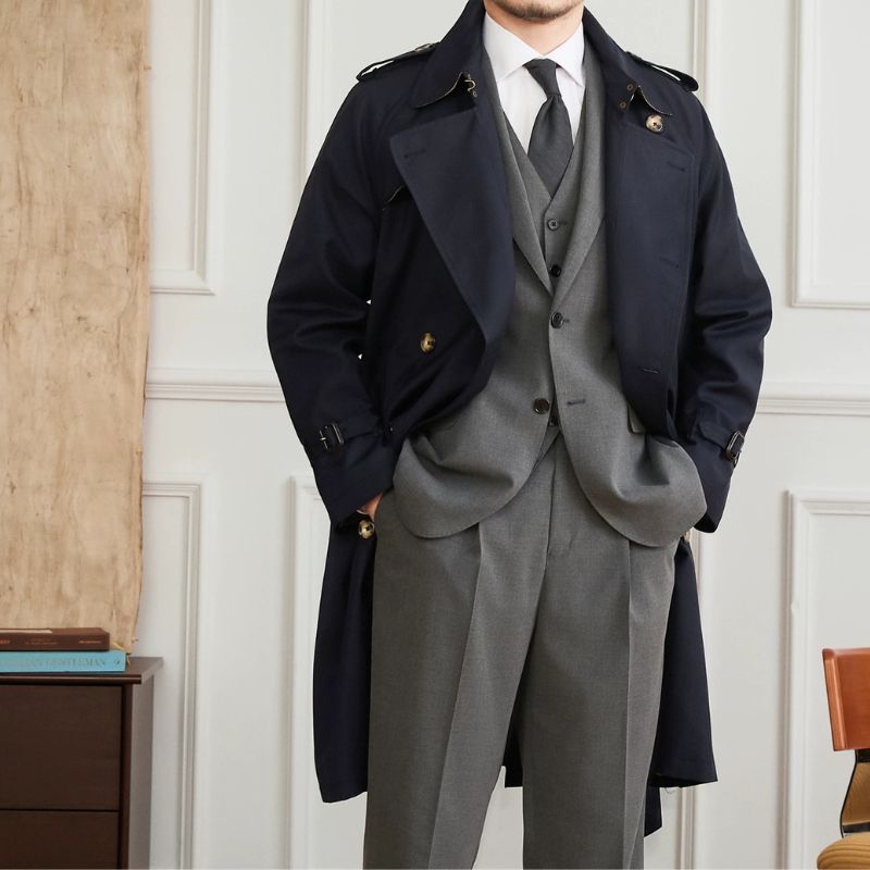trench coat masculino, trench coat masculino transpassado, sobretudo trench coat masculino, casaco trench coat masculino longo, trench coat masculino azul marinho, casaco masculino estilo britânico