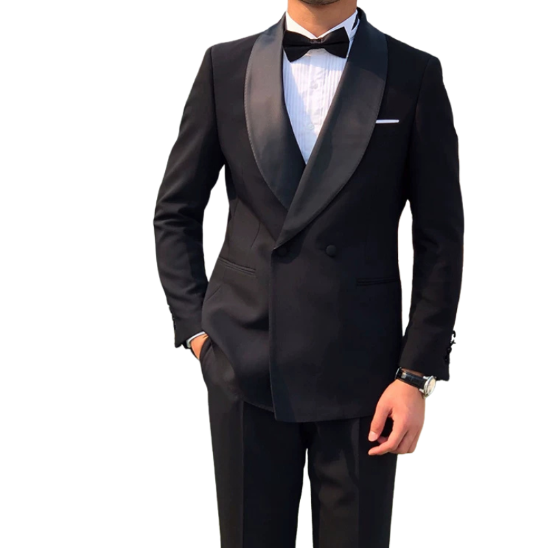 Smoking Masculino Transpassado Shawl Maximus