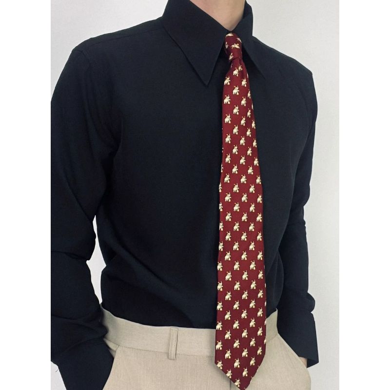 camisa social masculina, camisa gola francesa, camisa slim fit masculina, camisa social elegante, camisa masculina manga longa