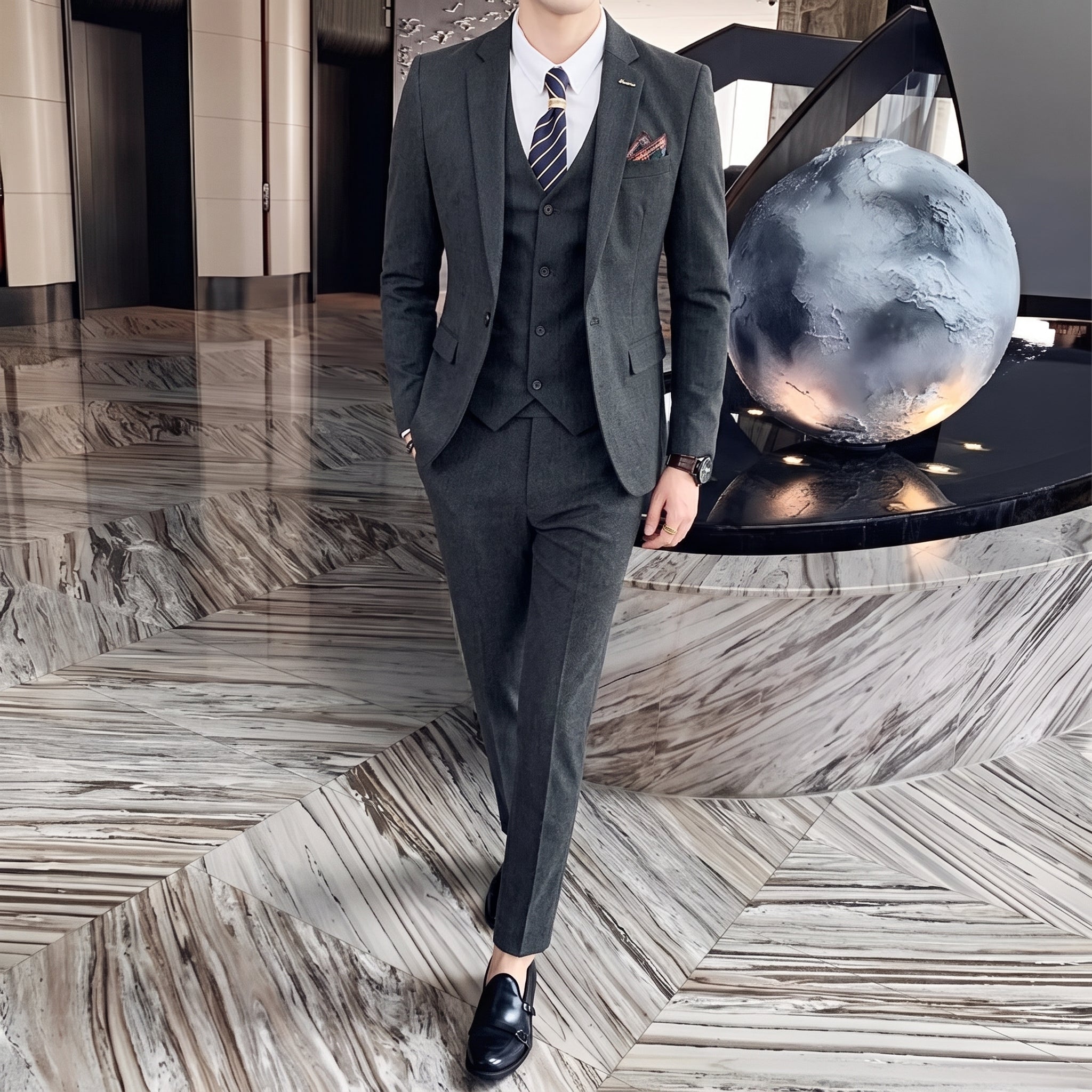 Terno Masculino Slim Liso Modern Maximus