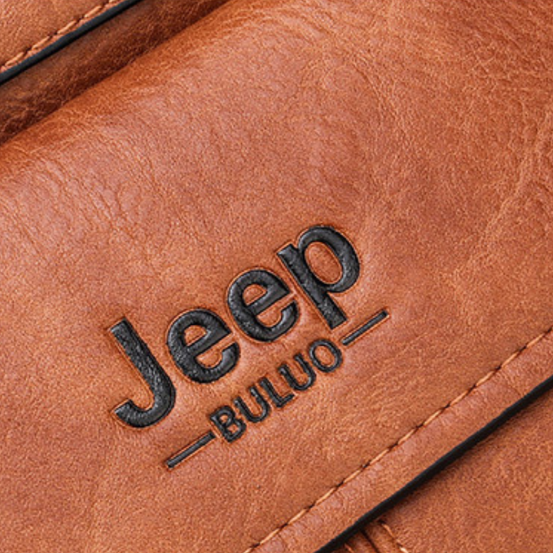 Bolsa Masculina Jeep de Couro 