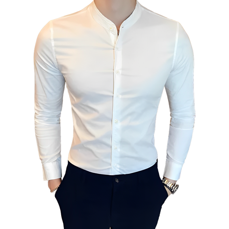 Camisa Social Masculina Slim Fit Maximus