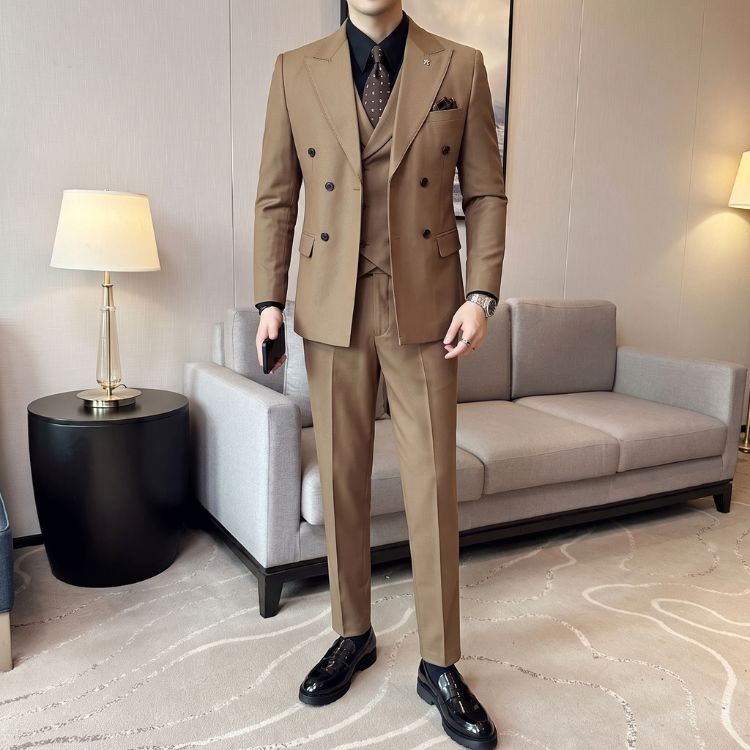 Terno Masculino Slim Transpassado Premium Maximus